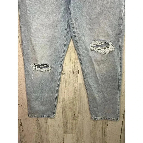 Garage Women's Vintage Straight Jeans Size‎ 5 Light Blue Distressed - Picture 6 of 12